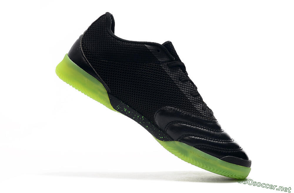 Men's Adidas Copa Tango 20.1 IC Football Shoes - Black/Yellow 7