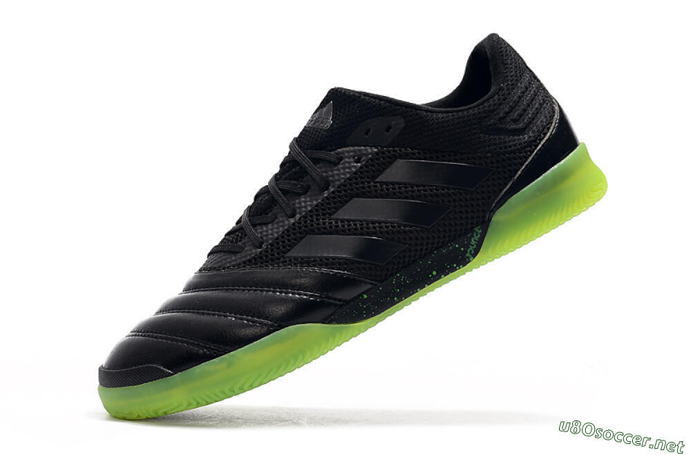Men's Adidas Copa Tango 20.1 IC Football Shoes - Black/Yellow 8