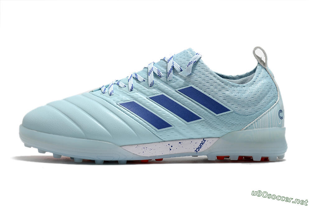 Men's Adidas Copa Tango 20.1 TF Football Shoes - Jade/Blue 0