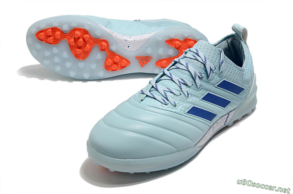 Men's Adidas Copa Tango 20.1 TF Football Shoes - Jade/Blue 3
