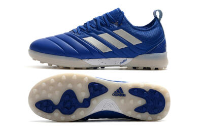 Men's Adidas Copa Tango 20.1 TF Football Shoes - Blue/Silver
