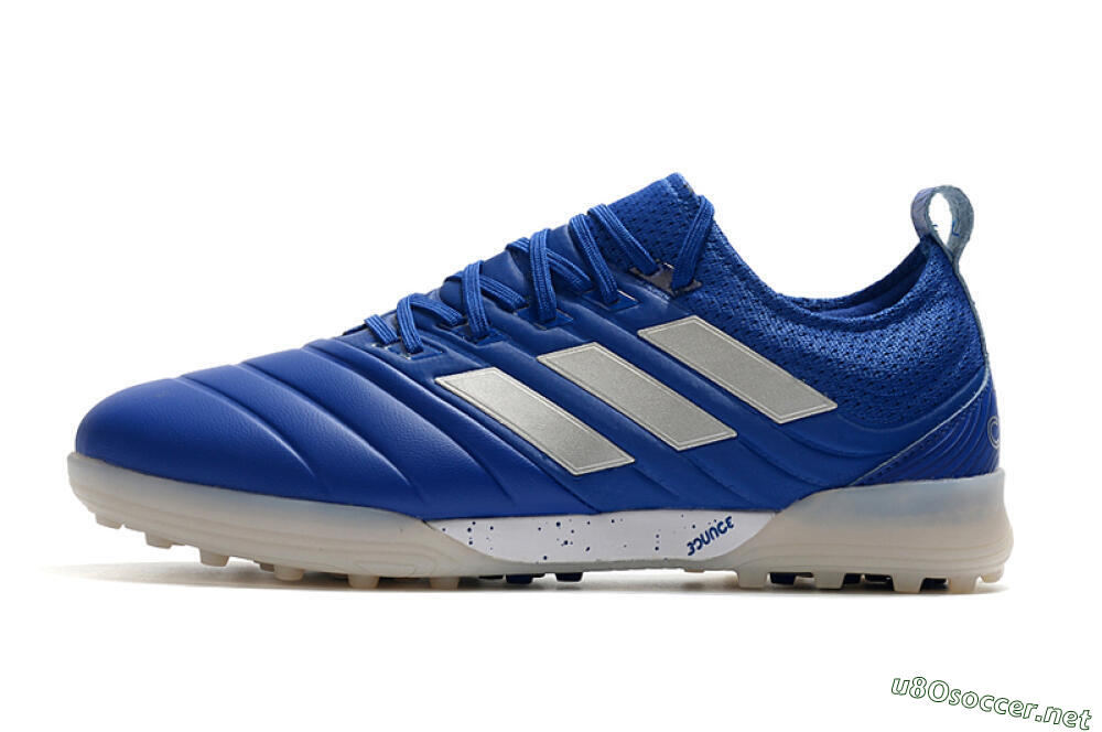 Men's Adidas Copa Tango 20.1 TF Football Shoes - Blue/Silver 0