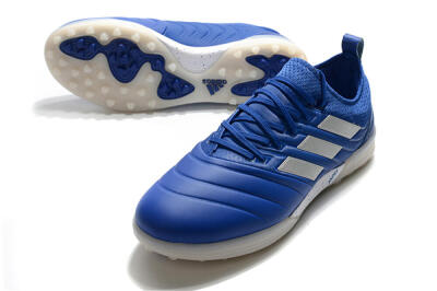 Men's Adidas Copa Tango 20.1 TF Football Shoes - Blue/Silver
