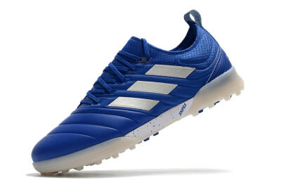 Men's Adidas Copa Tango 20.1 TF Football Shoes - Blue/Silver