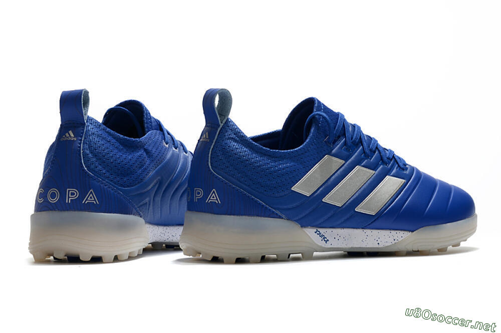 Men's Adidas Copa Tango 20.1 TF Football Shoes - Blue/Silver 6
