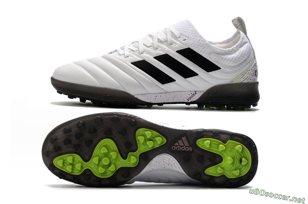 Men's Adidas Copa Tango 20.1 TF Football Shoes - White/Black 1