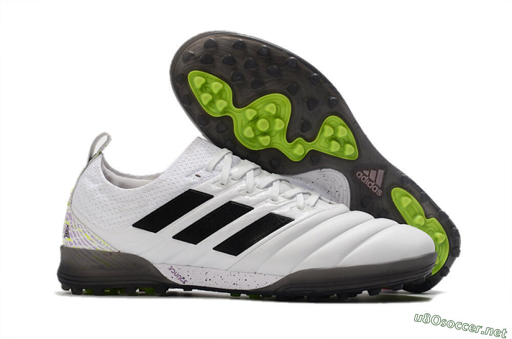 Men's Adidas Copa Tango 20.1 TF Football Shoes - White/Black 2