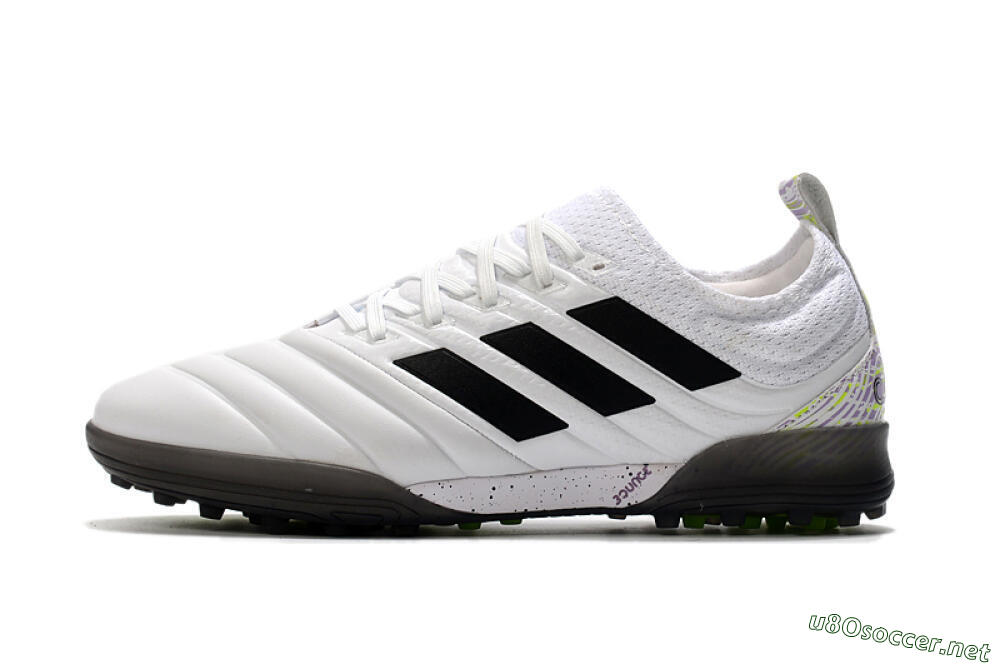 Men's Adidas Copa Tango 20.1 TF Football Shoes - White/Black 0