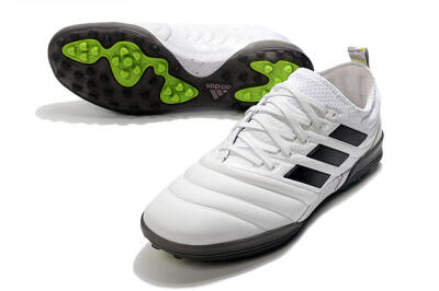 Men's Adidas Copa Tango 20.1 TF Football Shoes - White/Black