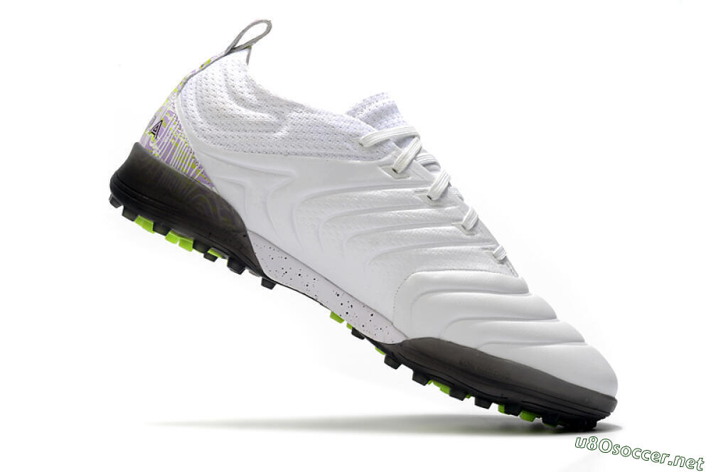 Men's Adidas Copa Tango 20.1 TF Football Shoes - White/Black 4