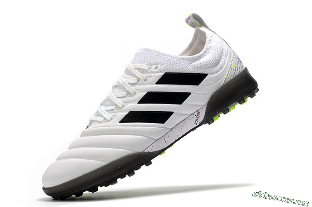 Men's Adidas Copa Tango 20.1 TF Football Shoes - White/Black 5