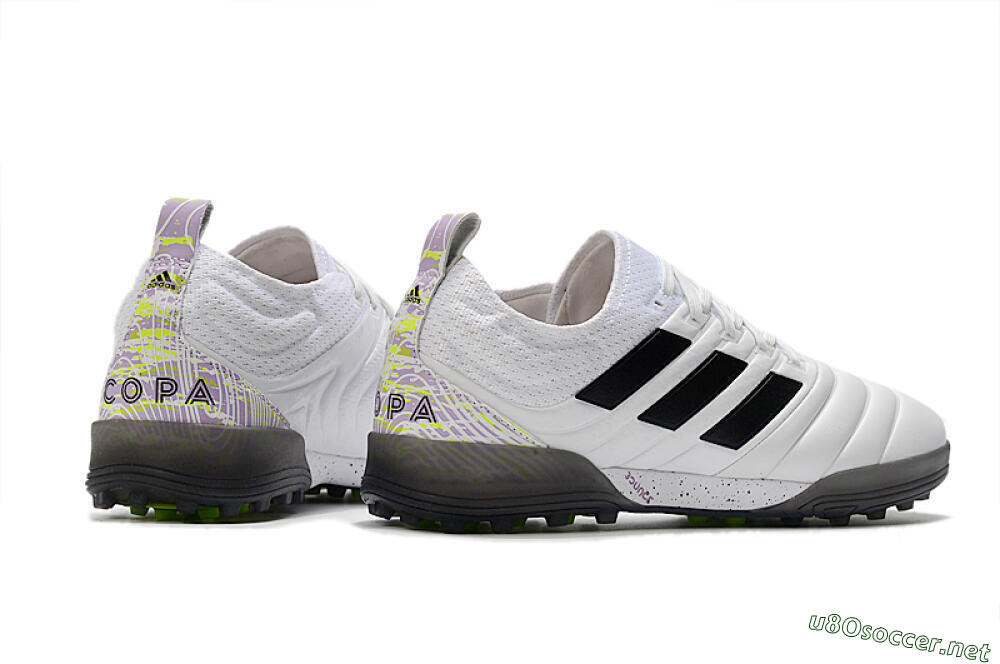 Men's Adidas Copa Tango 20.1 TF Football Shoes - White/Black 6