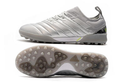 Men's Adidas Copa Tango 20.1 TF Football Shoes - Silver/Black
