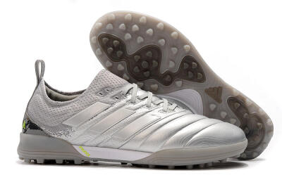 Men's Adidas Copa Tango 20.1 TF Football Shoes - Silver/Black