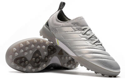 Men's Adidas Copa Tango 20.1 TF Football Shoes - Silver/Black