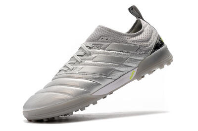 Men's Adidas Copa Tango 20.1 TF Football Shoes - Silver/Black