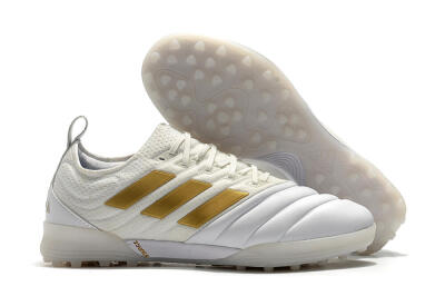 Men's Adidas Copa Tango 20.1 TF Football Shoes - White/Beige/Gold