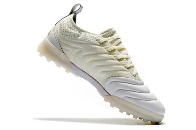 Men's Adidas Copa Tango 20.1 TF Football Shoes - White/Beige/Gold