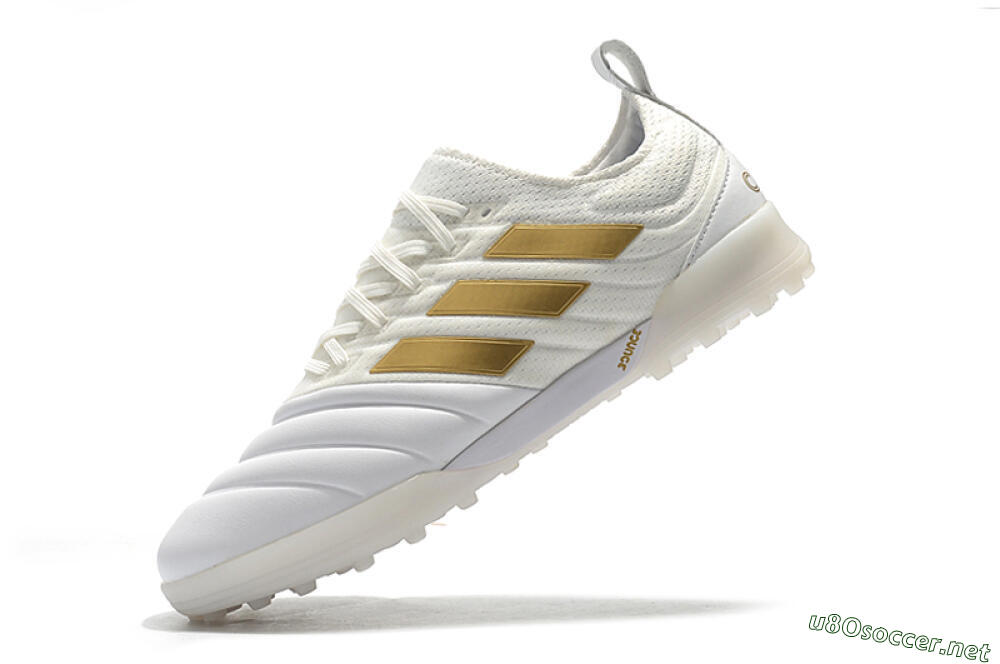 Men's Adidas Copa Tango 20.1 TF Football Shoes - White/Beige/Gold 8