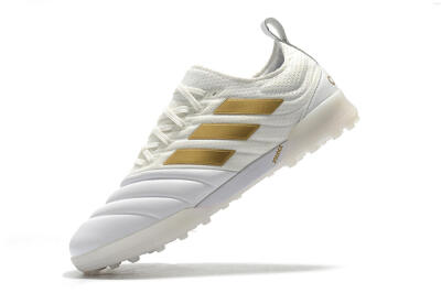 Men's Adidas Copa Tango 20.1 TF Football Shoes - White/Beige/Gold