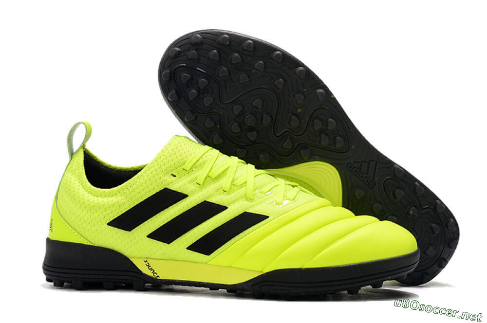 Men's Adidas Copa Tango 20.1 TF Football Shoes - Yellow/Black 2