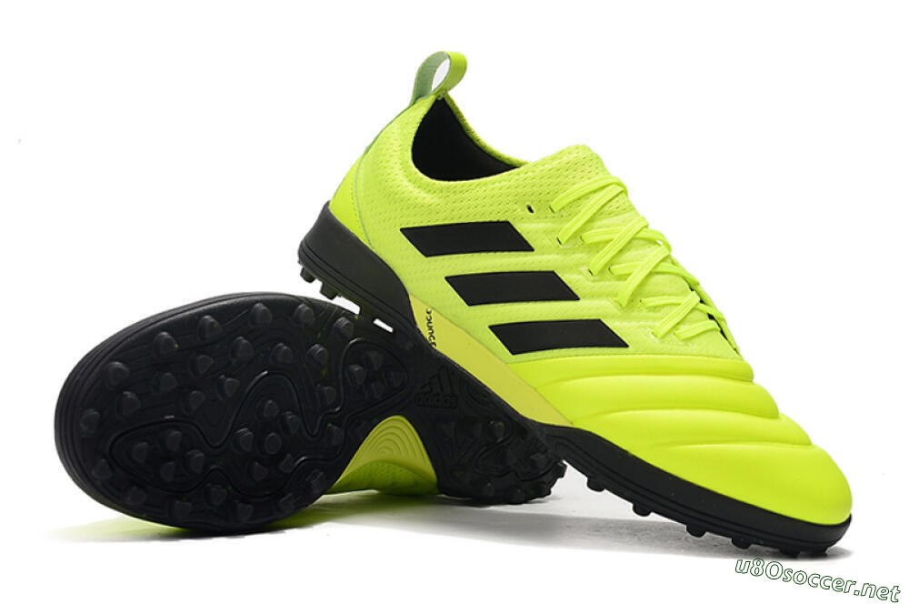 Men's Adidas Copa Tango 20.1 TF Football Shoes - Yellow/Black 4