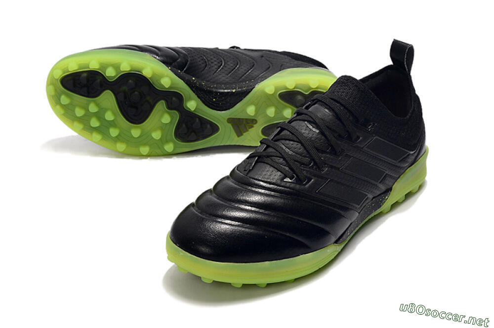 Men's Adidas Copa Tango 20.1 TF Football Shoes - Black/Yellow 3