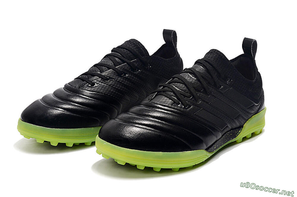 Men's Adidas Copa Tango 20.1 TF Football Shoes - Black/Yellow 5