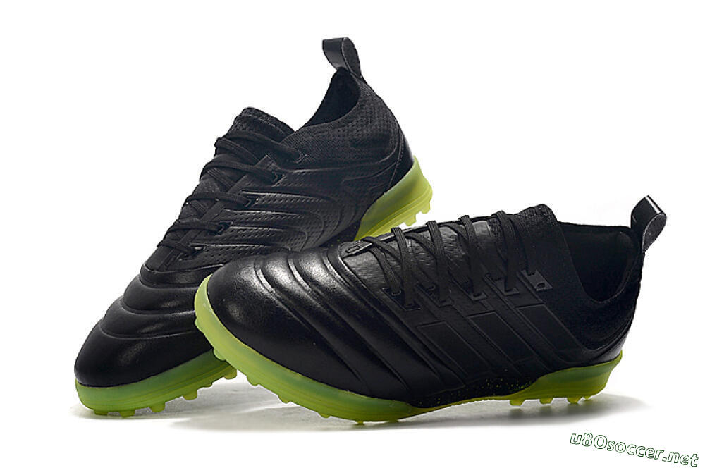 Men's Adidas Copa Tango 20.1 TF Football Shoes - Black/Yellow 6
