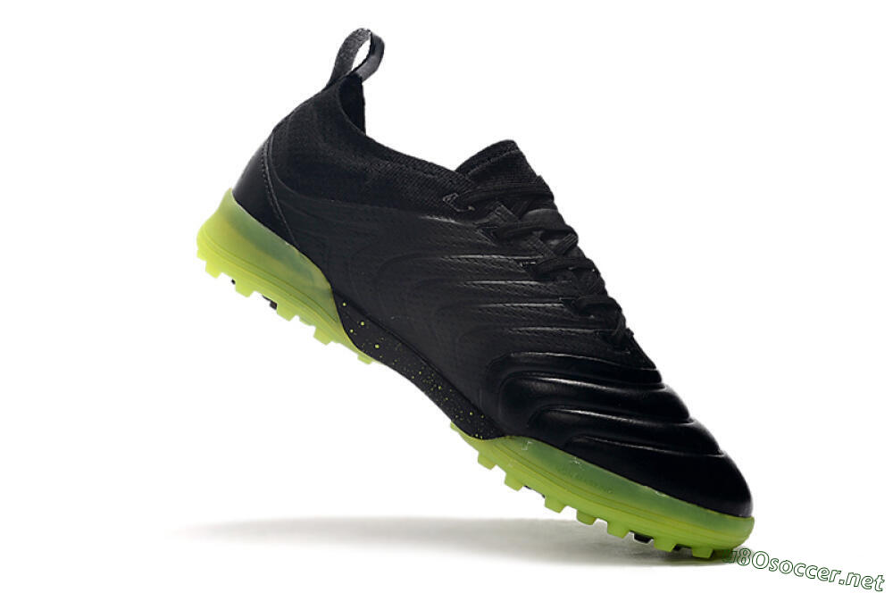 Men's Adidas Copa Tango 20.1 TF Football Shoes - Black/Yellow 7