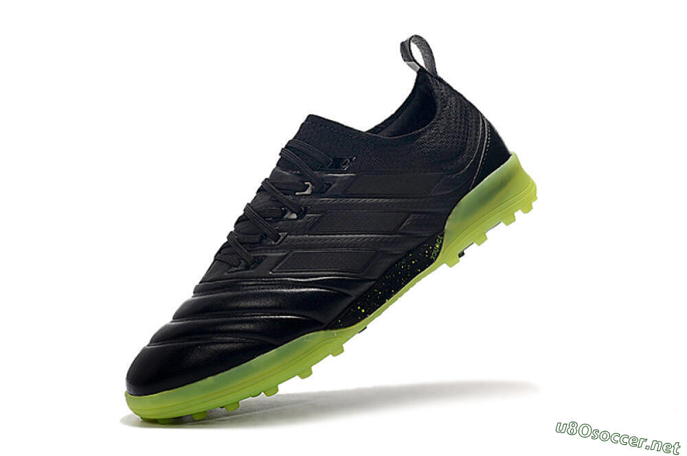 Men's Adidas Copa Tango 20.1 TF Football Shoes - Black/Yellow 8