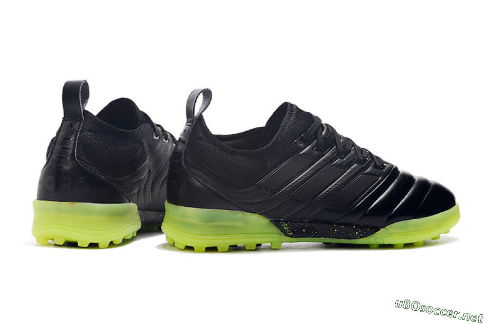 Men's Adidas Copa Tango 20.1 TF Football Shoes - Black/Yellow 9