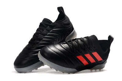 Men's Adidas Copa Tango 20.1 TF Football Shoes - Black/Red