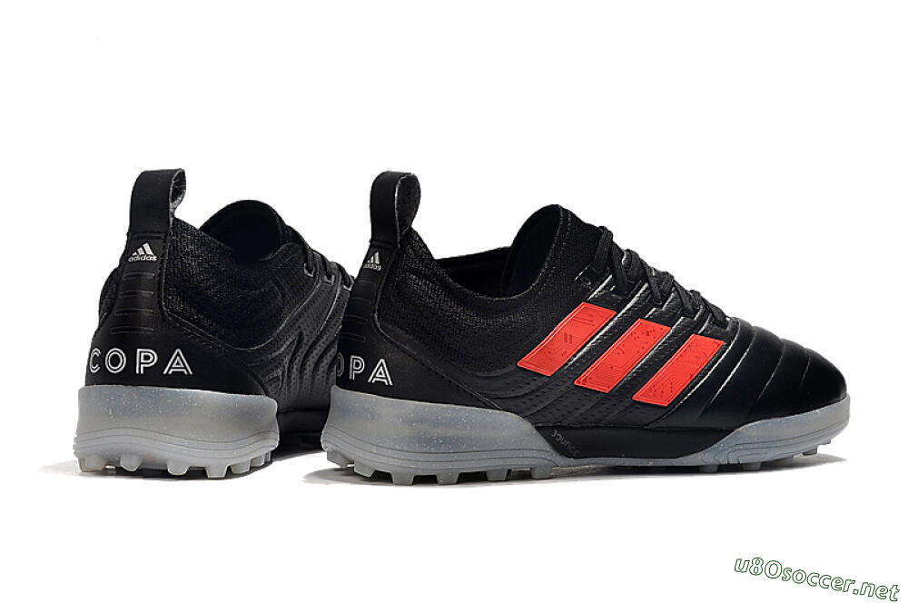 Men's Adidas Copa Tango 20.1 TF Football Shoes - Black/Red 9