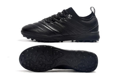 Men's Adidas Copa Tango 20.1 TF Football Shoes - Black/Black