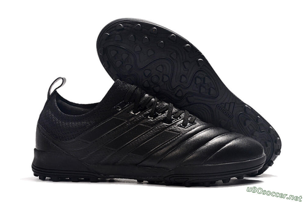 Men's Adidas Copa Tango 20.1 TF Football Shoes - Black/Black 2