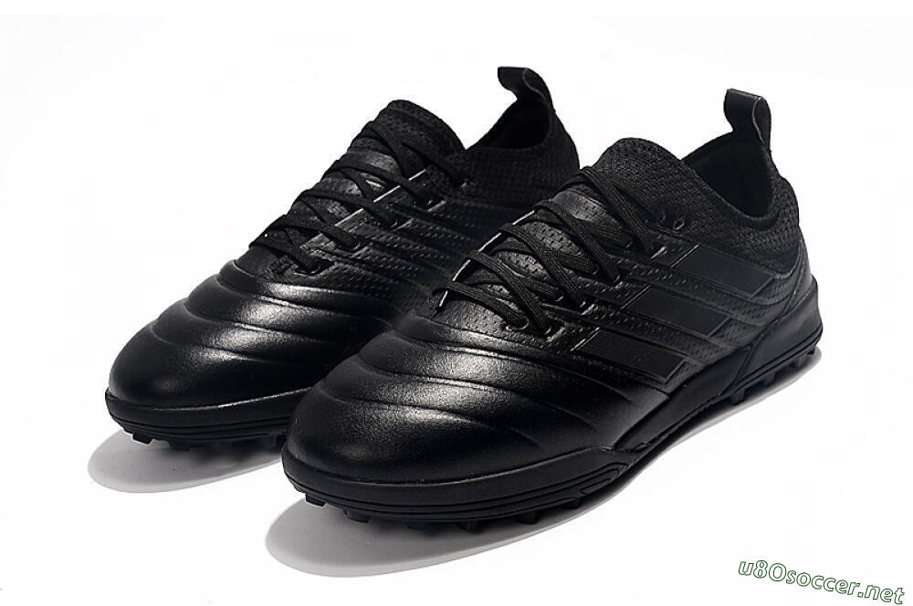 Men's Adidas Copa Tango 20.1 TF Football Shoes - Black/Black 5