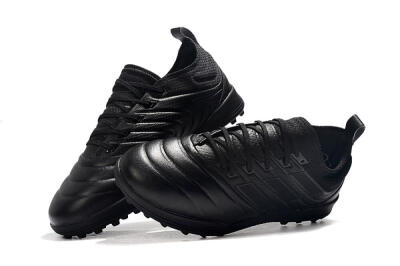 Men's Adidas Copa Tango 20.1 TF Football Shoes - Black/Black