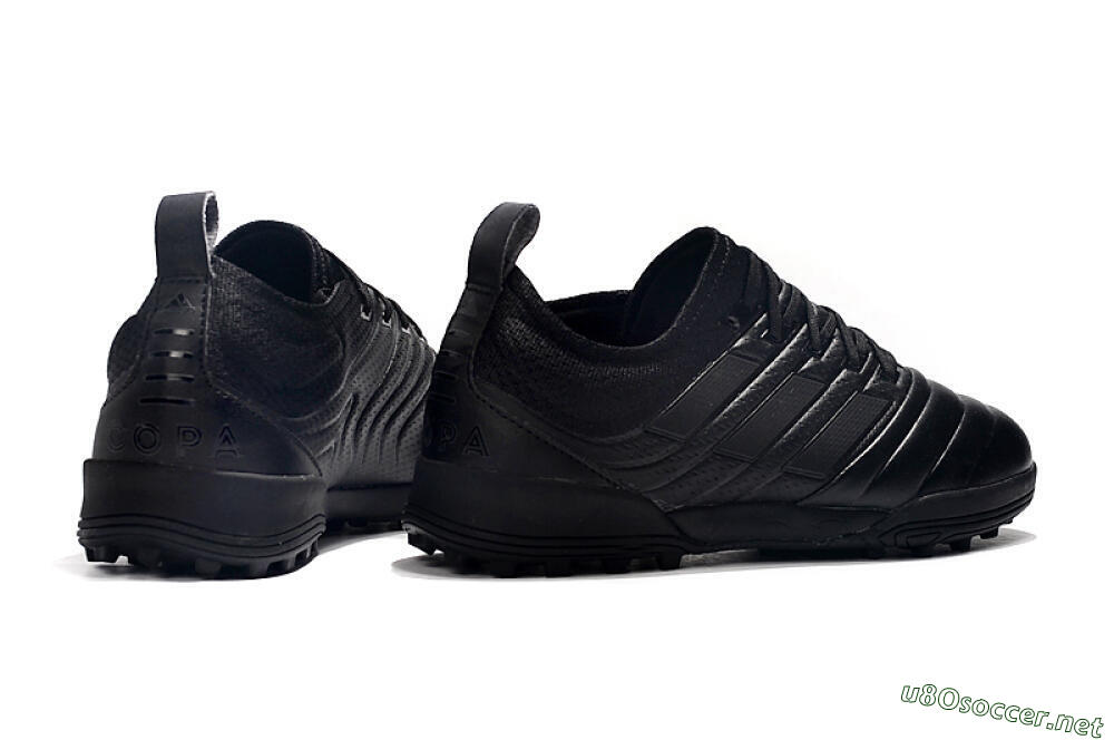 Men's Adidas Copa Tango 20.1 TF Football Shoes - Black/Black 9