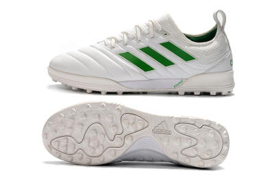 Men's Adidas Copa Tango 20.1 TF Football Shoes - White/Green