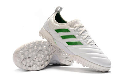 Men's Adidas Copa Tango 20.1 TF Football Shoes - White/Green