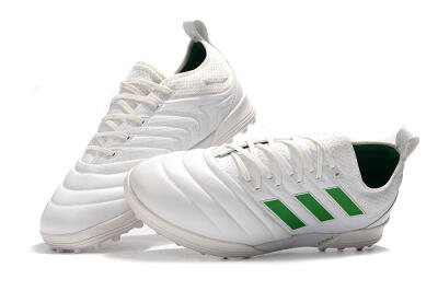 Men's Adidas Copa Tango 20.1 TF Football Shoes - White/Green