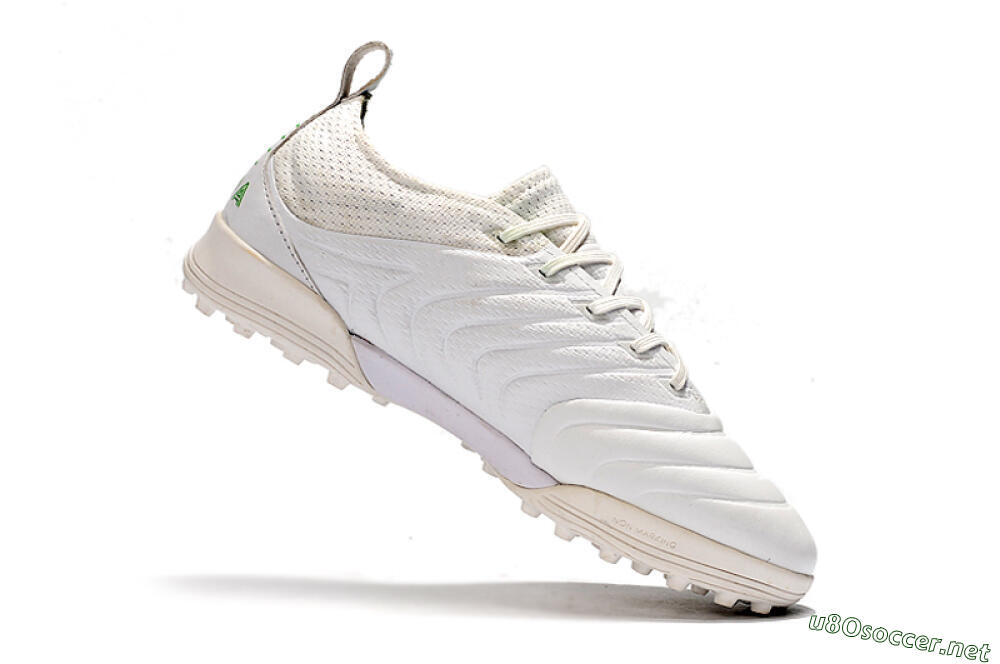 Men's Adidas Copa Tango 20.1 TF Football Shoes - White/Green 7