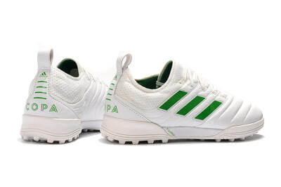 Men's Adidas Copa Tango 20.1 TF Football Shoes - White/Green