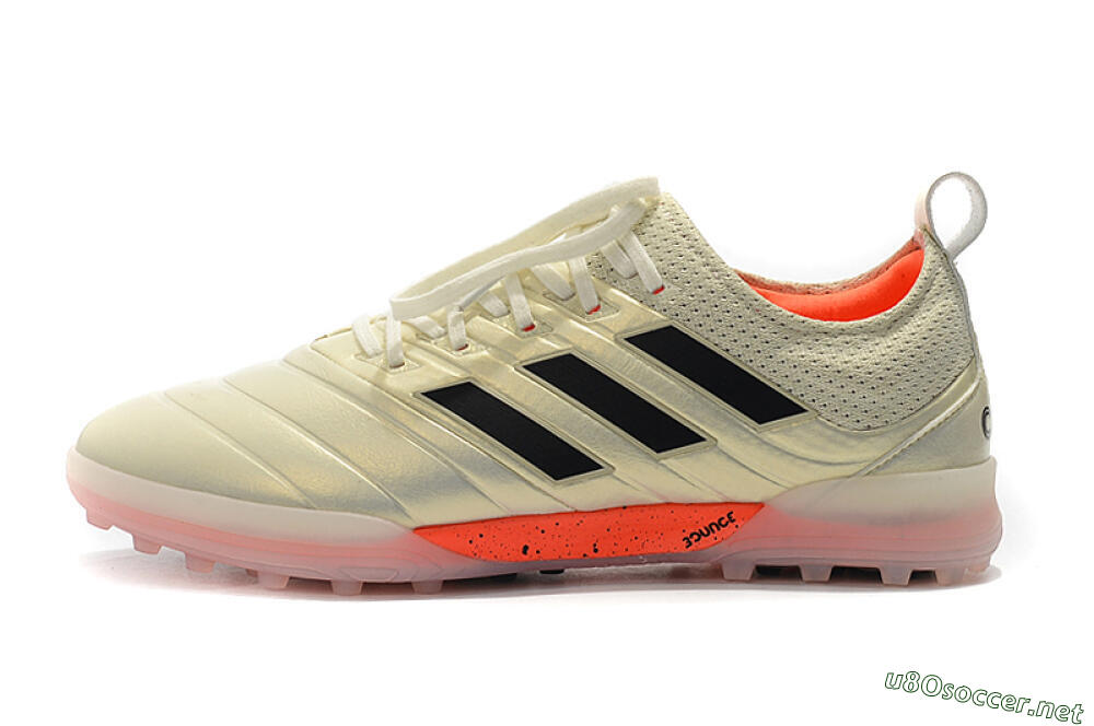 Men's Adidas Copa Tango 20.1 TF Football Shoes - Beige/Black/Red 0
