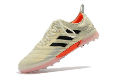 Men's Adidas Copa Tango 20.1 TF Football Shoes - Beige/Black/Red