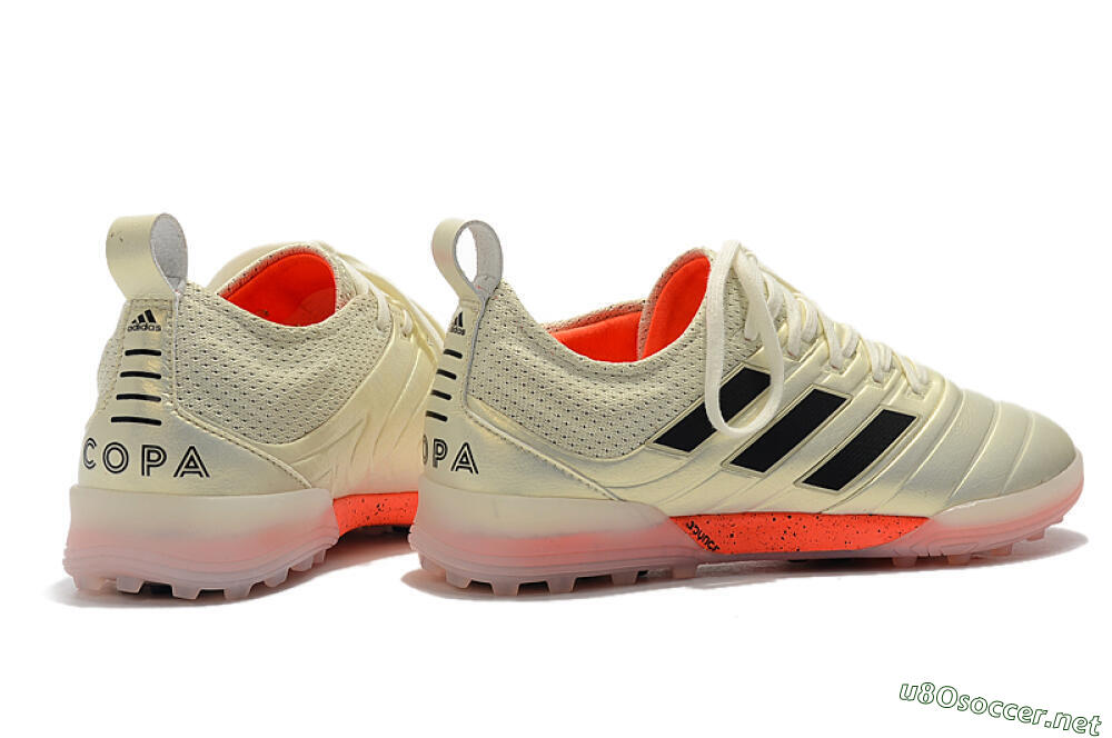 Men's Adidas Copa Tango 20.1 TF Football Shoes - Beige/Black/Red 9