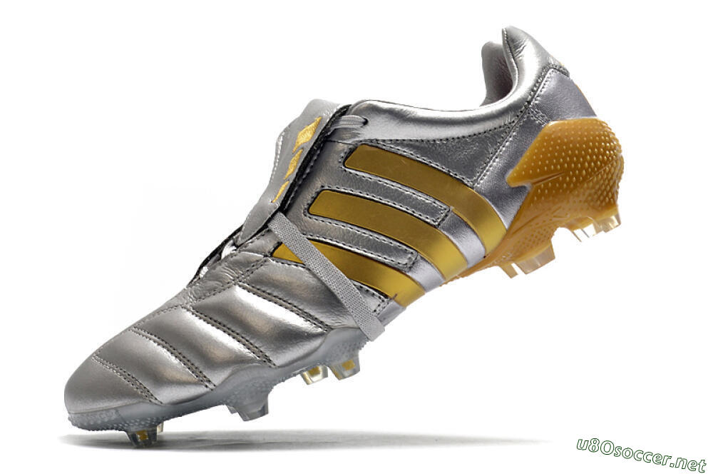 Men's Adidas Predator 20+ Mutator Mania Tormentor FG Football Boots - Silver/Gold 5