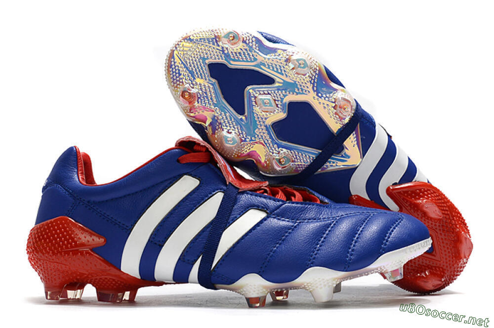 Men's Adidas Predator 20+ Mutator Mania Tormentor FG Football Boots - Blue/White/Red 2