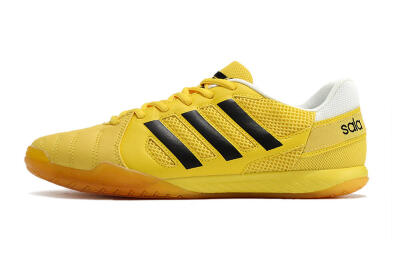 Men's Adidas Top Sala IC Football Shoes - Yellow/Black/White